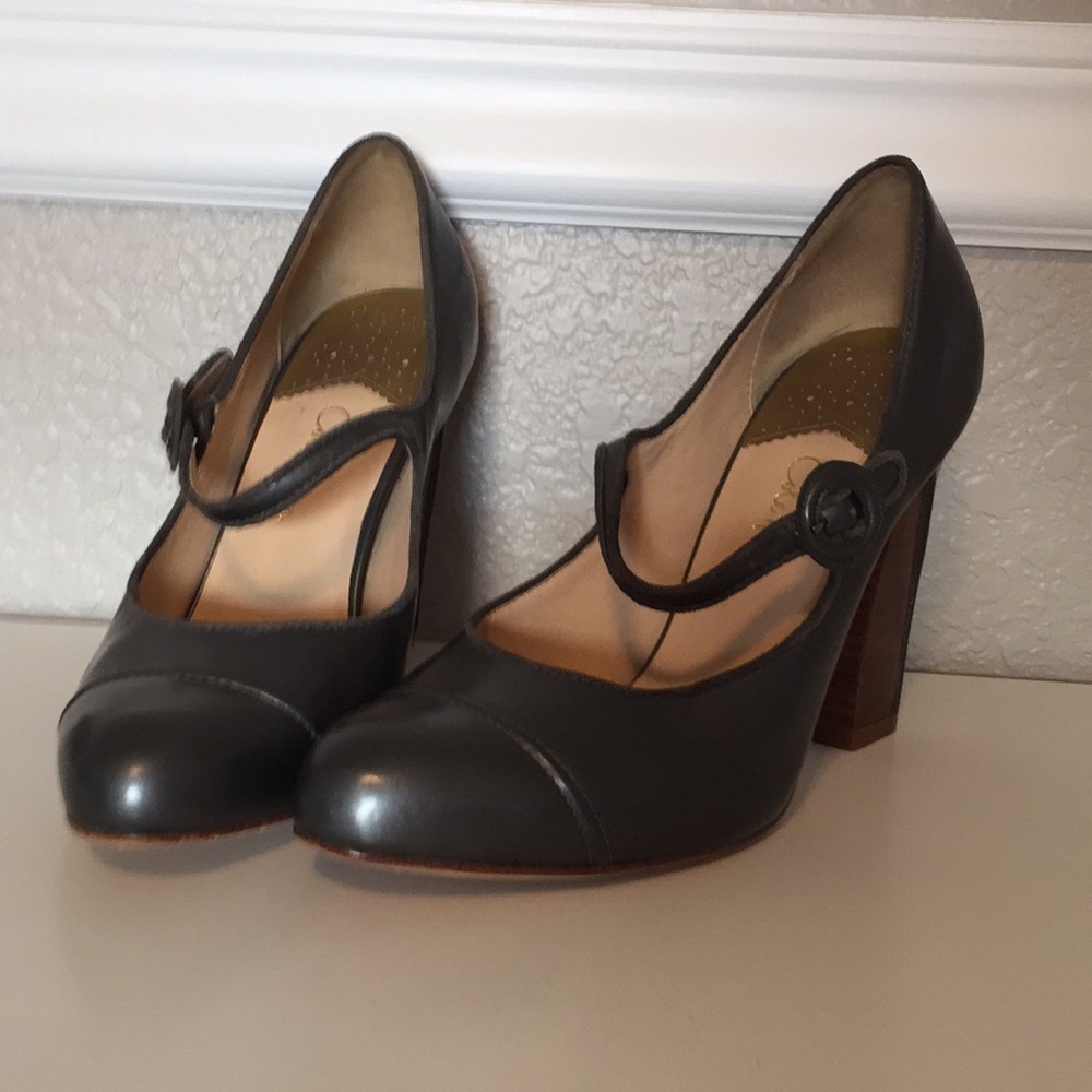 Cole Haan slate gray heels
